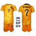 Nederland Steven Bergwijn #7 Babykleding Thuisshirt Kinderen WK 2022 Korte Mouwen (+ korte broeken)